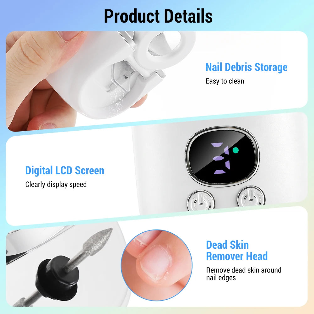 Electric Nail Clipper and Automatic Trimmer for Seniors and Children at Home - 8