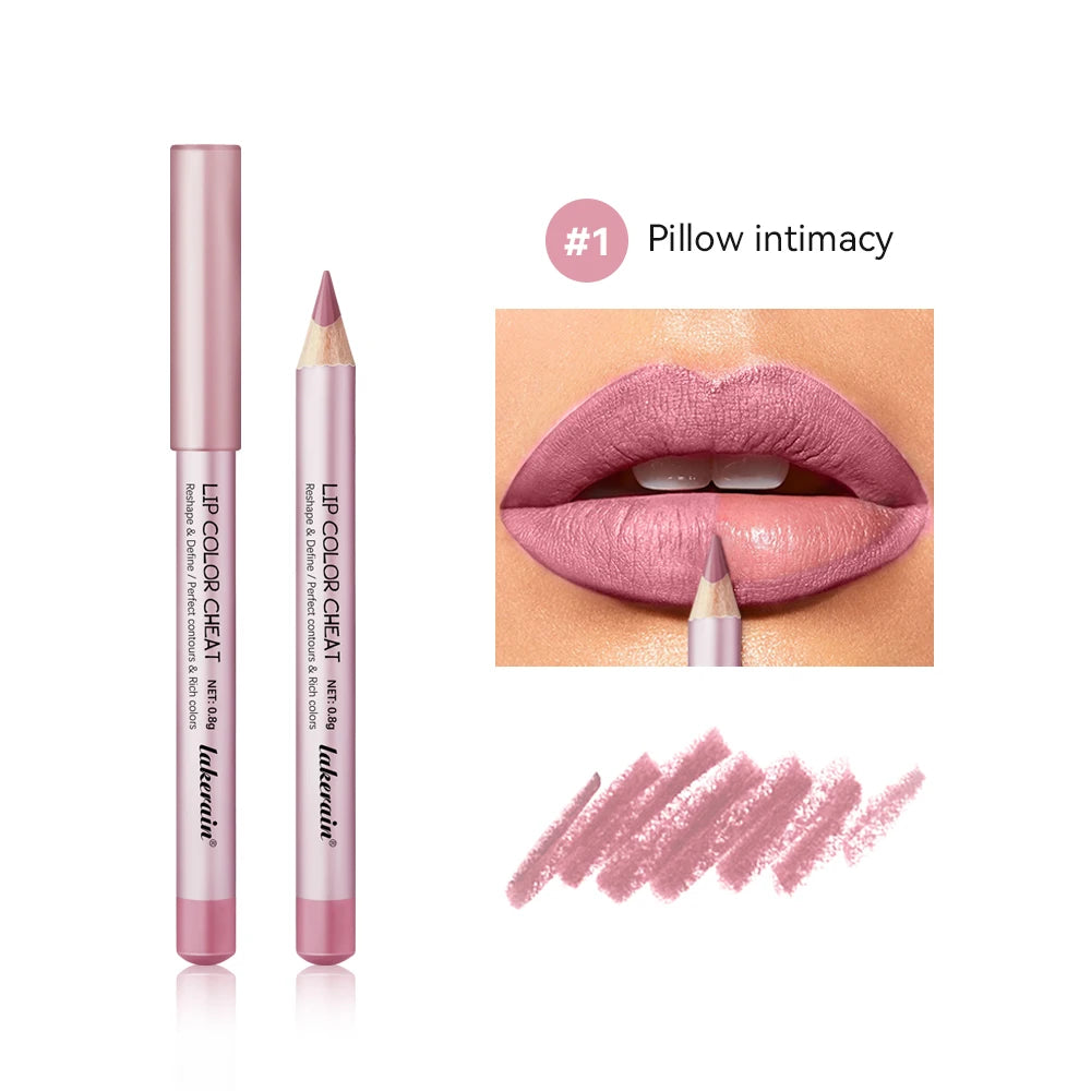 Matte Lip Liner and Waterproof Lip Contour Pencil for Defining Shapes Daily - 23