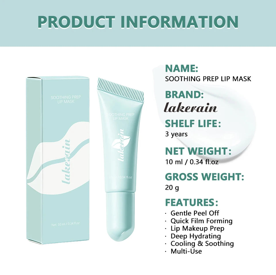 Cooling Peel Off Lip Mask and Hydrating Lip Balm for Dry Lips Daily Skincare