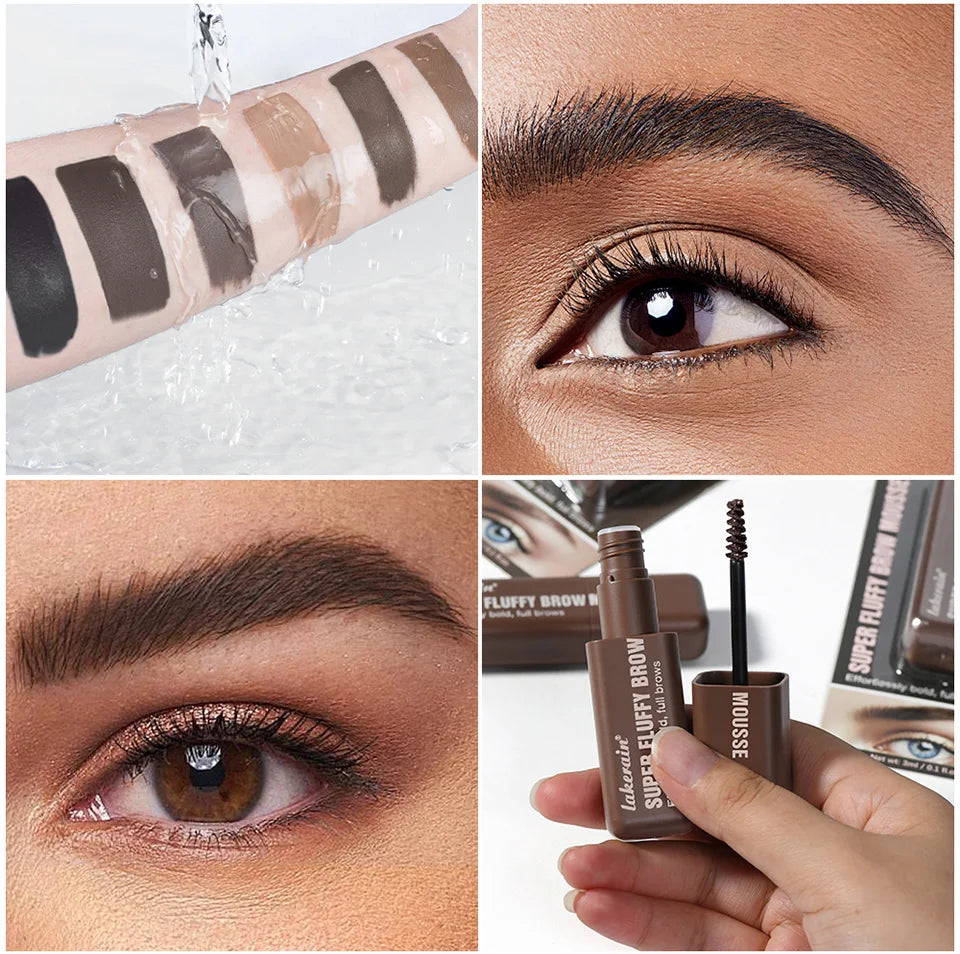 Eyebrow Mousse and Volumizing Brow Gel for Natural Full Brows Daily Makeup - 16