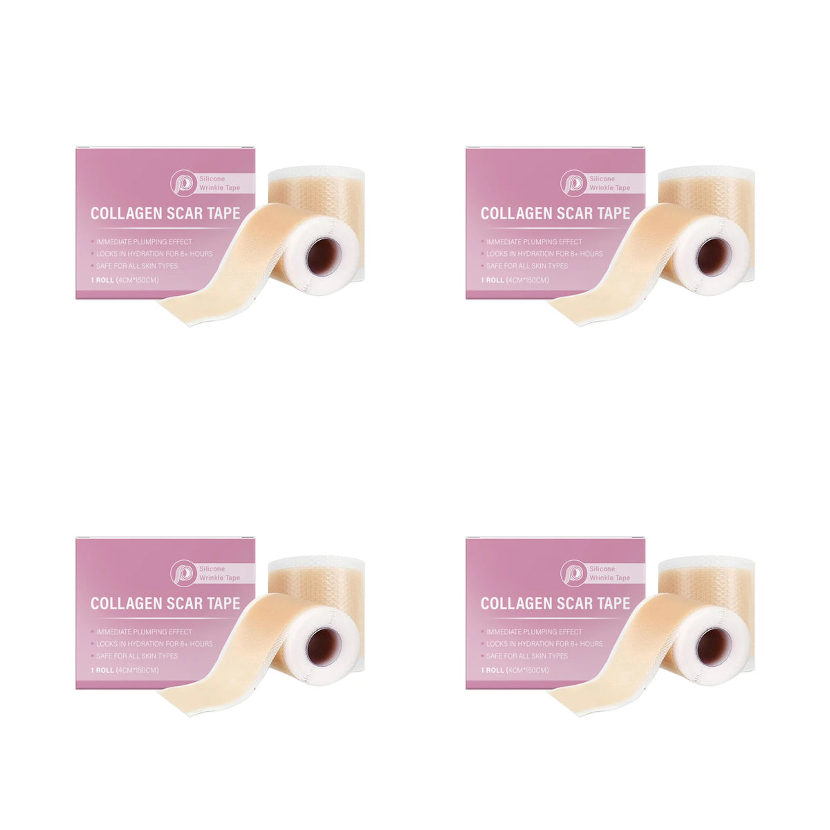 Silicone Collagen Scar Tape and Wrinkle Patch for Smoother Skin and Better Texture