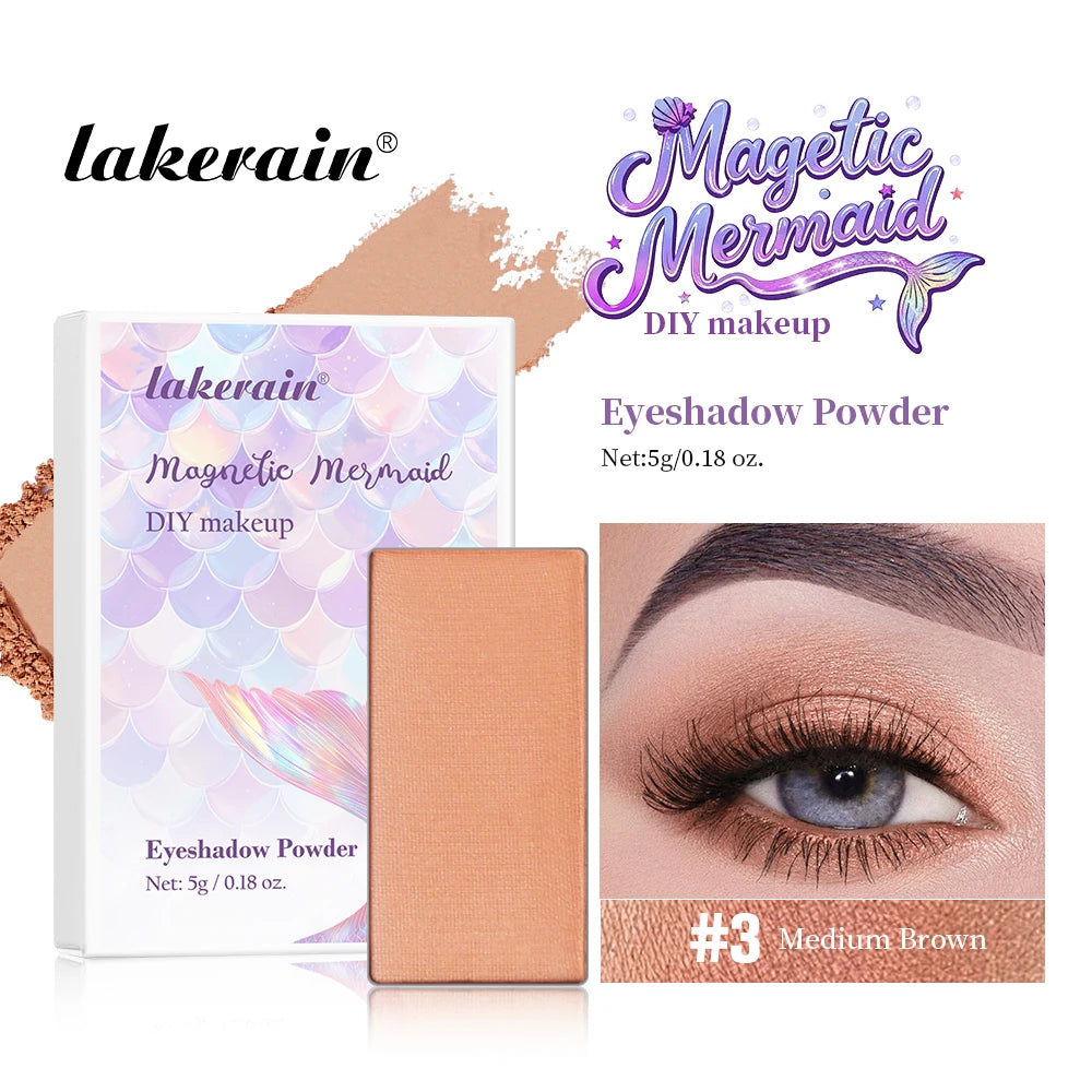 Magnetic Mermaid Makeup Palette and Eyeshadow Kit for Professional Artists and Daily Use - 48
