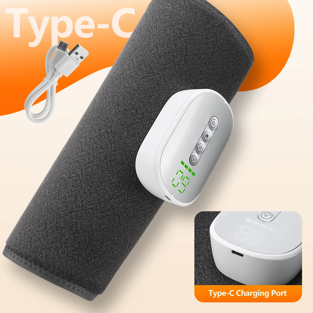 Heat Air Compression Calf Massager and Leg Recovery Wrap for Tired Muscles - 14