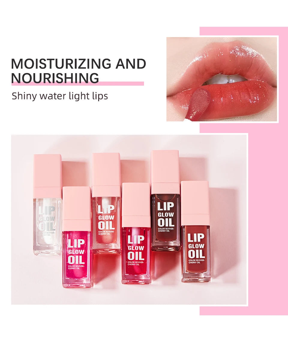 Moisturizing Lip Glow Oil and Hydrating Lip Glaze for Daily Care and Soft Lips