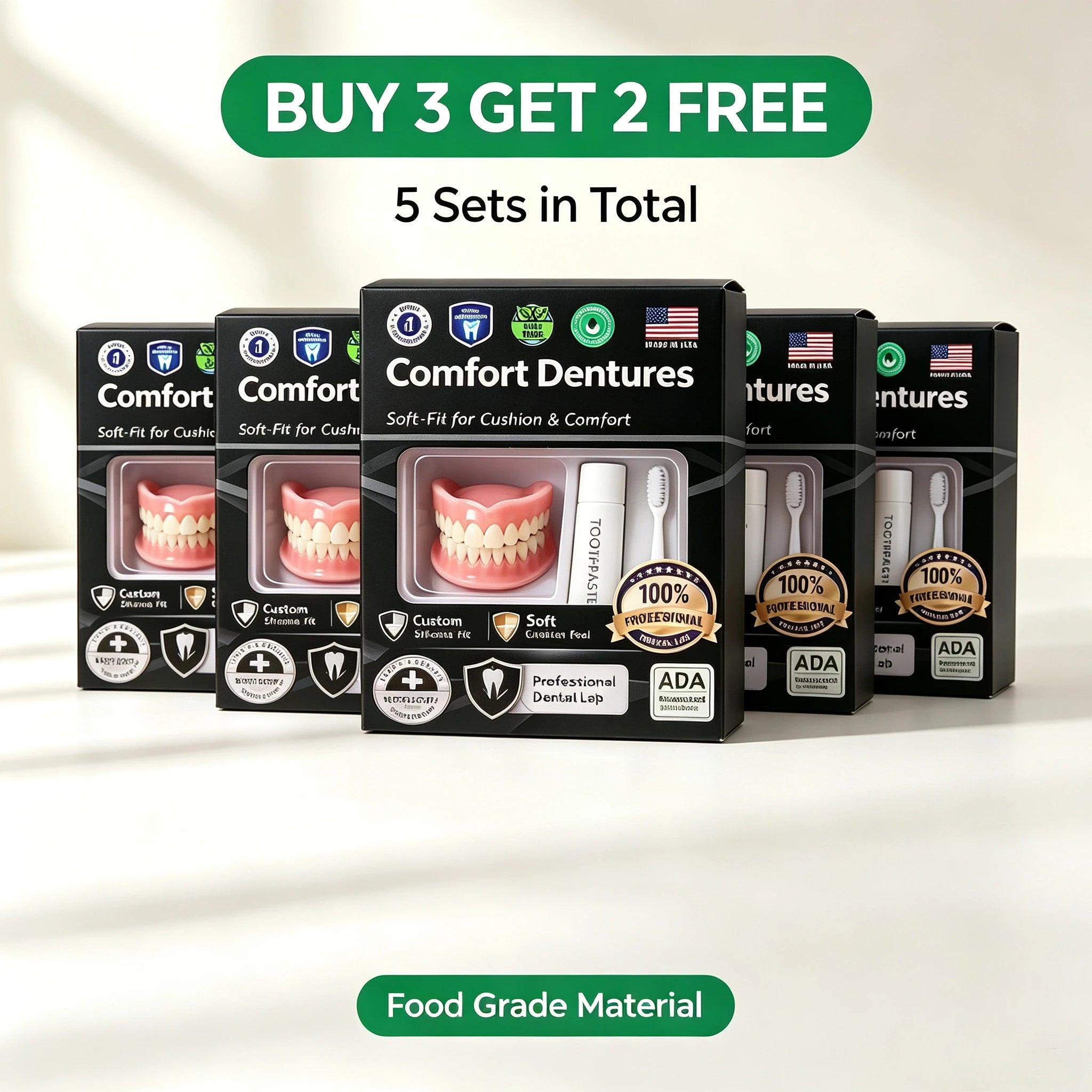 Moldable Silicone Denture Set and Fake Teeth Kit for Instant Smile Enhancement - 9