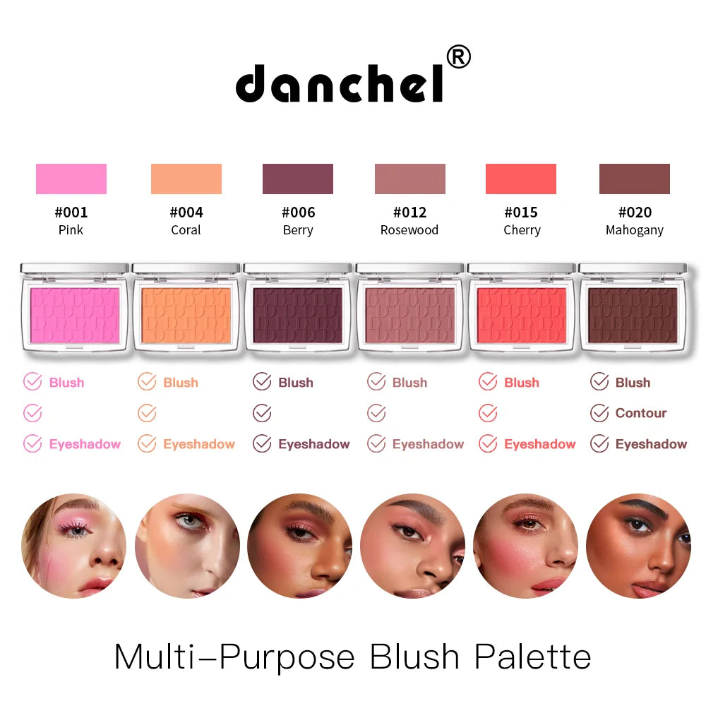 Embossed Blush Palette and Matte Face Powder for everyday makeup enhancement - 3