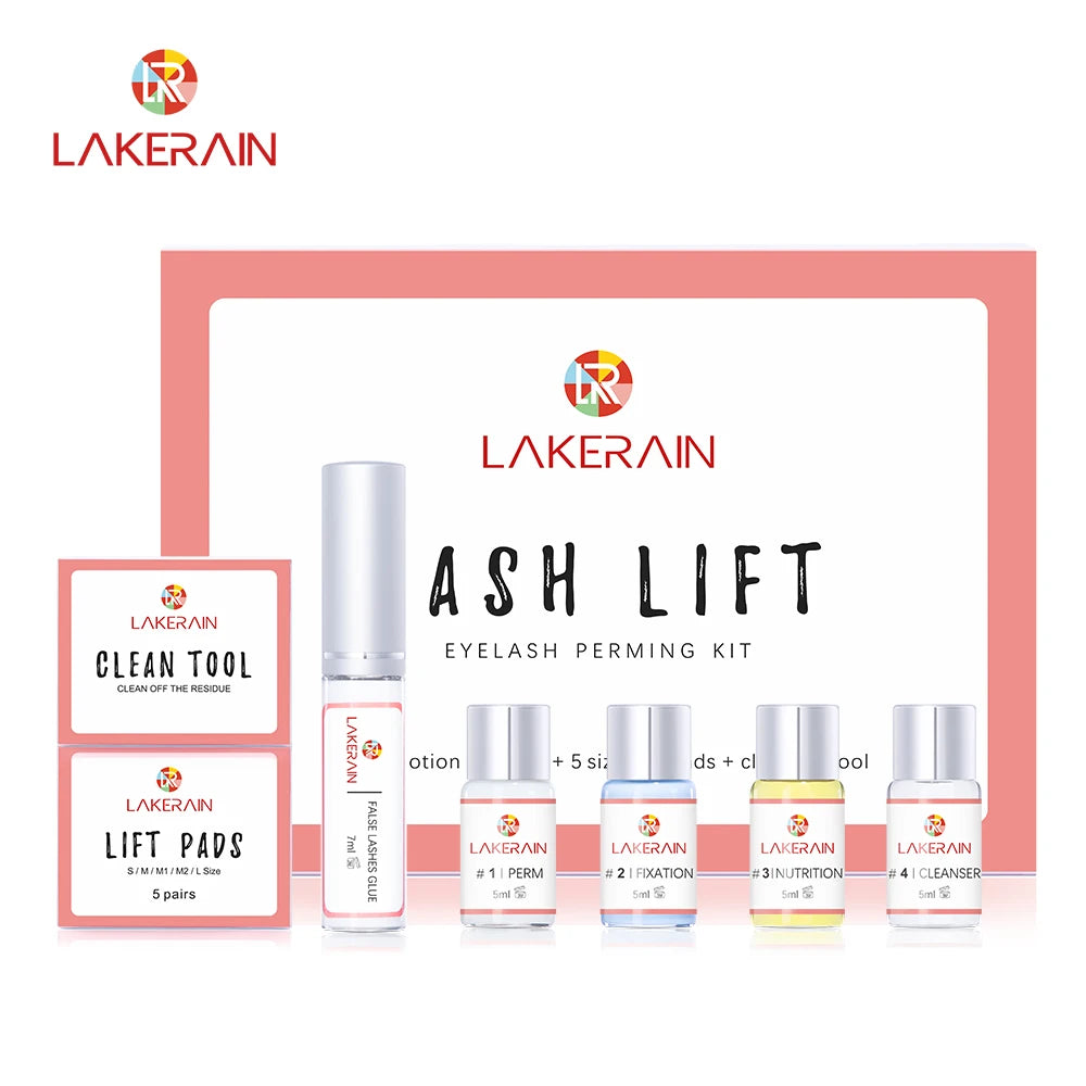 Eyelash Perm and Tint Kit or Lash Lifting Set for Professional Home Beauty