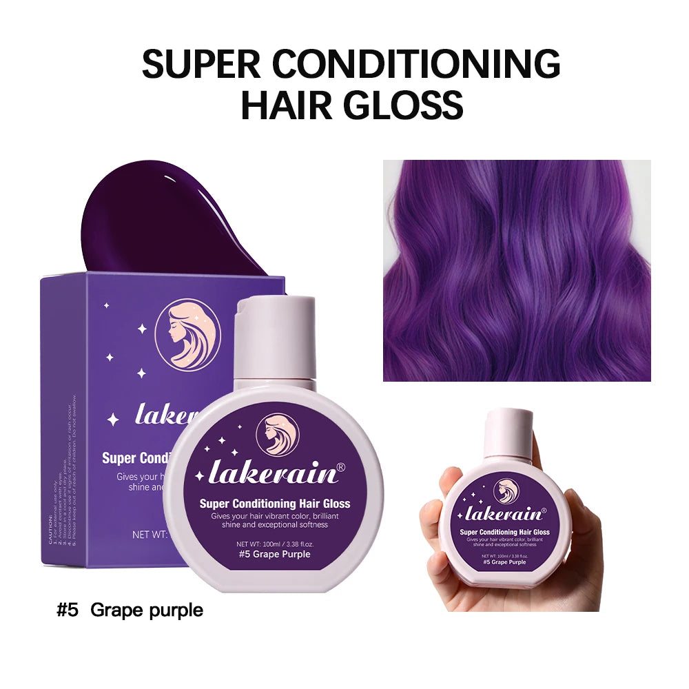 Super Conditioning Hair Gloss and Semi Permanent Hair Glaze for Vibrant Shine - 19