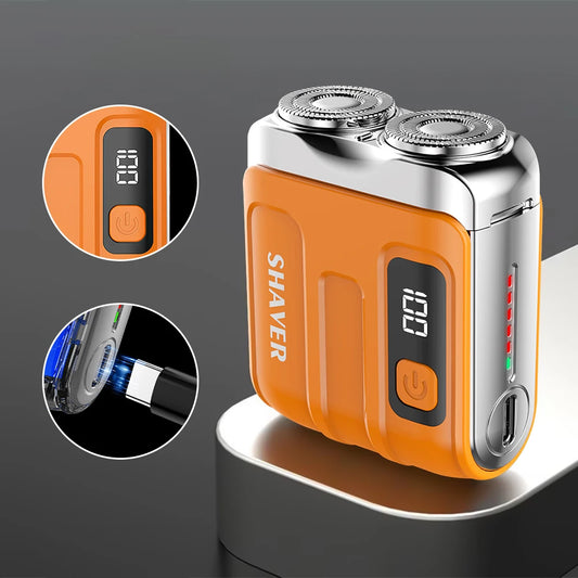 Electric Smart Shaver and Portable Beard Trimmer for Daily Grooming on the Go