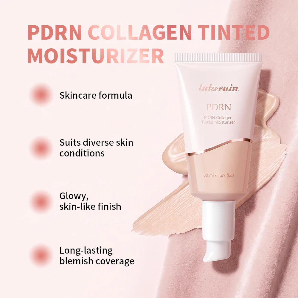 PDRN Collagen Tinted Moisturizer and Radiant Skin Foundation for Daily Glow Makeup - 2