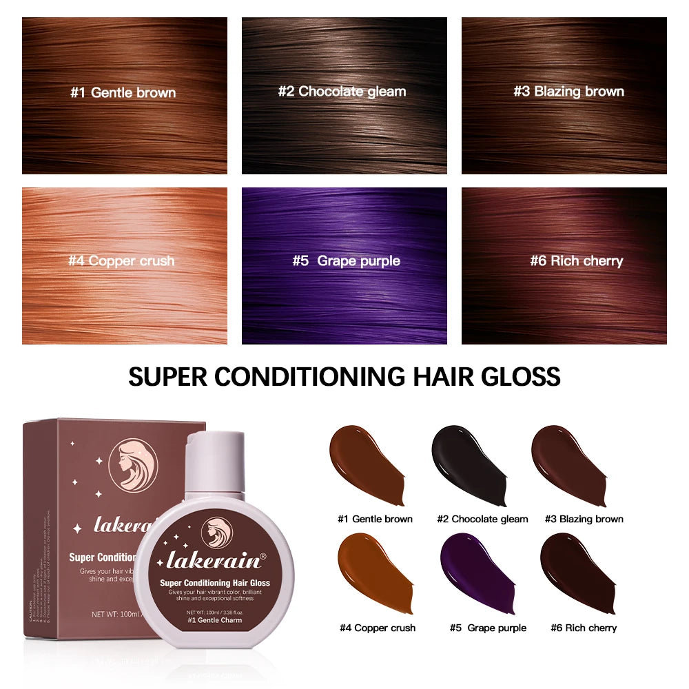 Super Conditioning Hair Gloss and Semi Permanent Hair Glaze for Vibrant Shine - 5