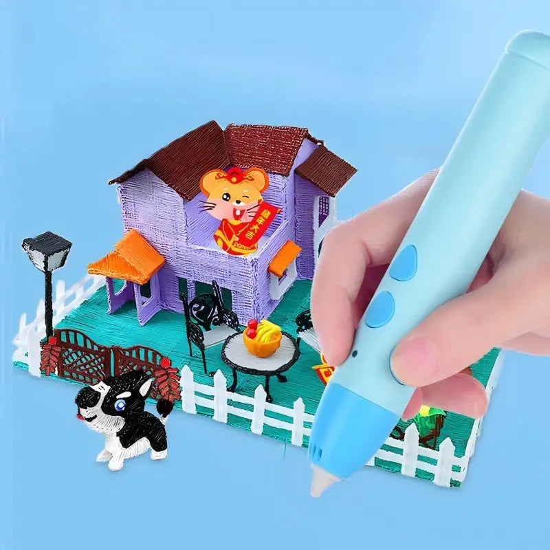 3D Printing Pen and Creative Drawing Tool for Kids Learning and Artistic Play - 5