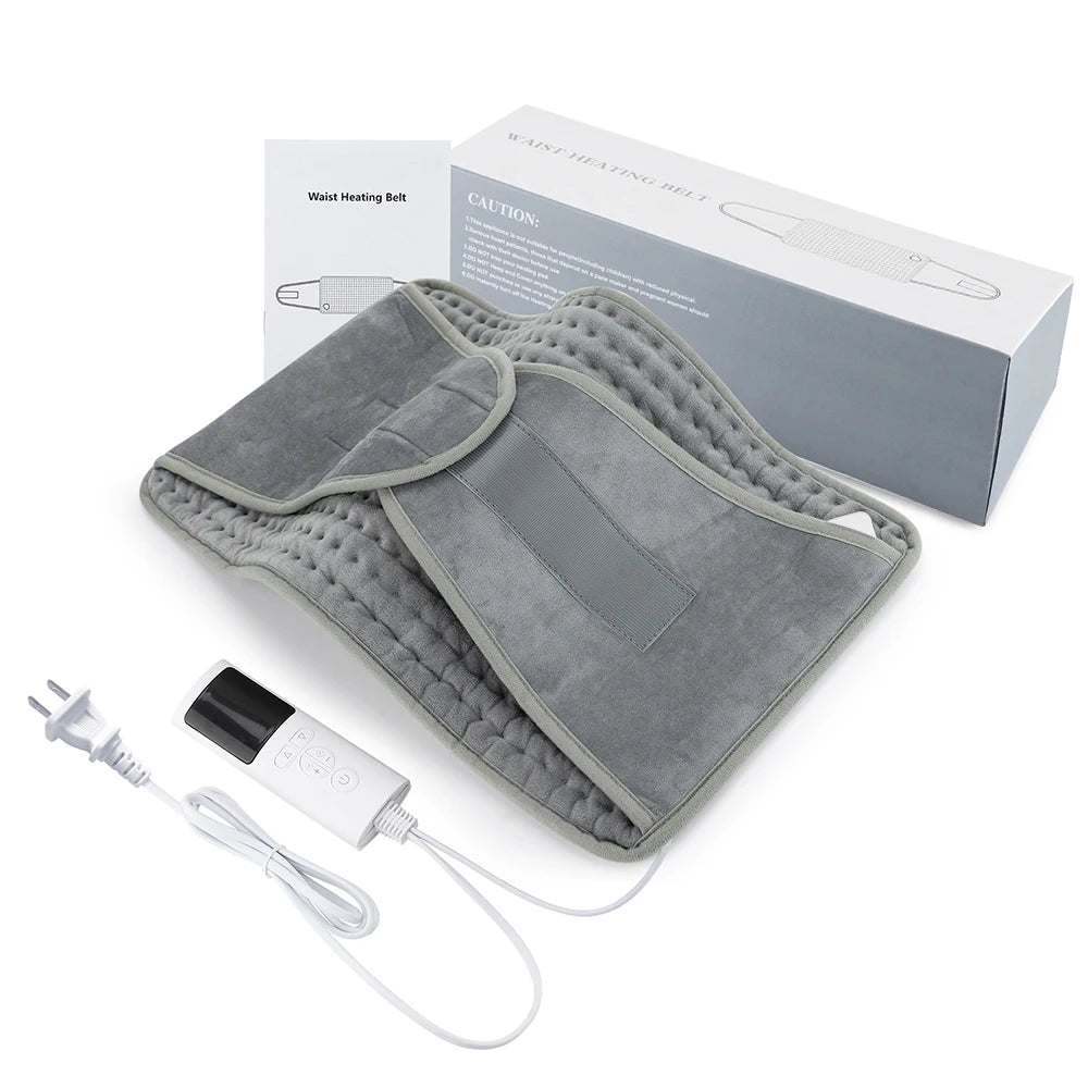 Heated Waist Belt and Electric Heating Wrap for Back Pain Relief at Home