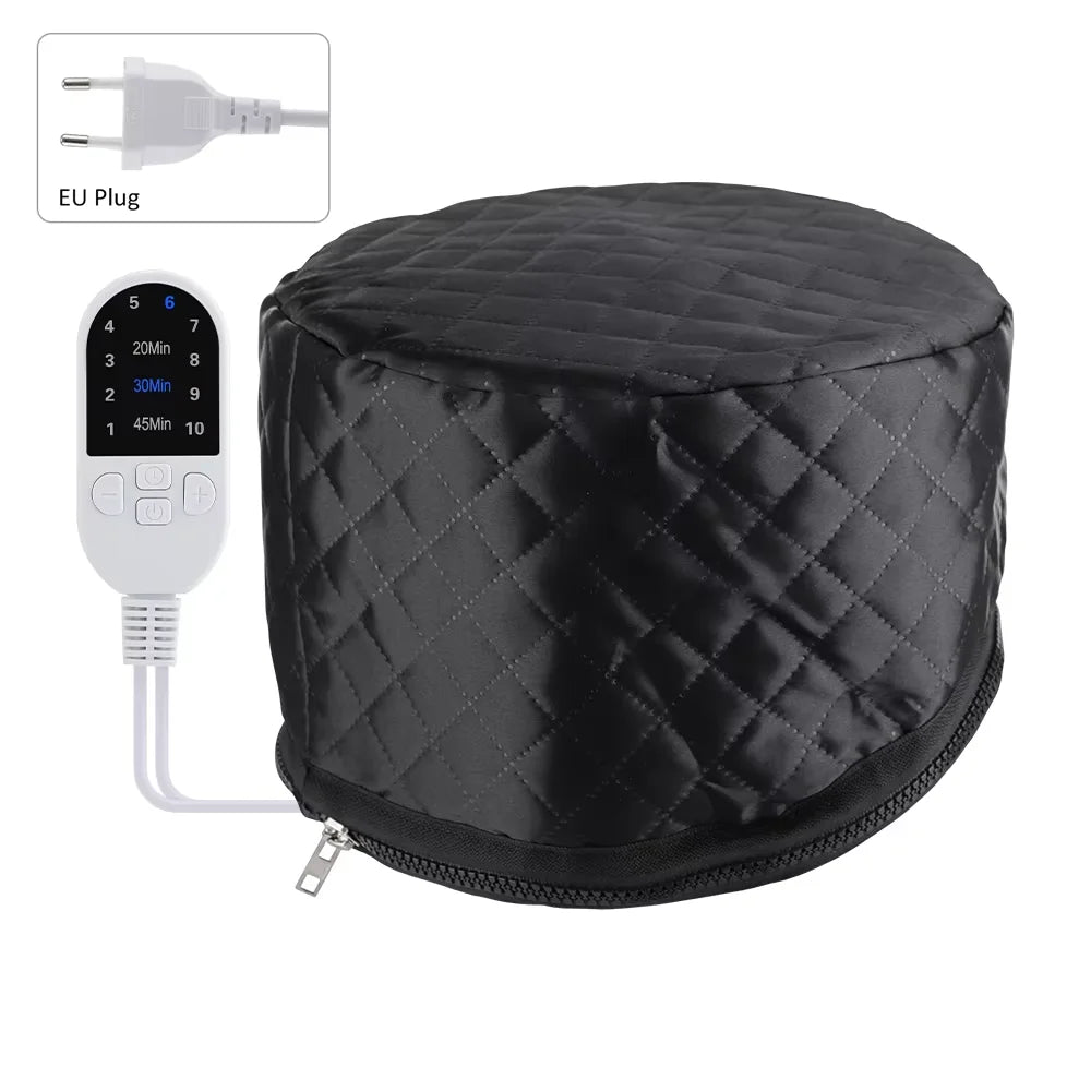 Hair Steamer Cap and Thermal Heat Hat for Deep Conditioning Treatment at Home Use - 15
