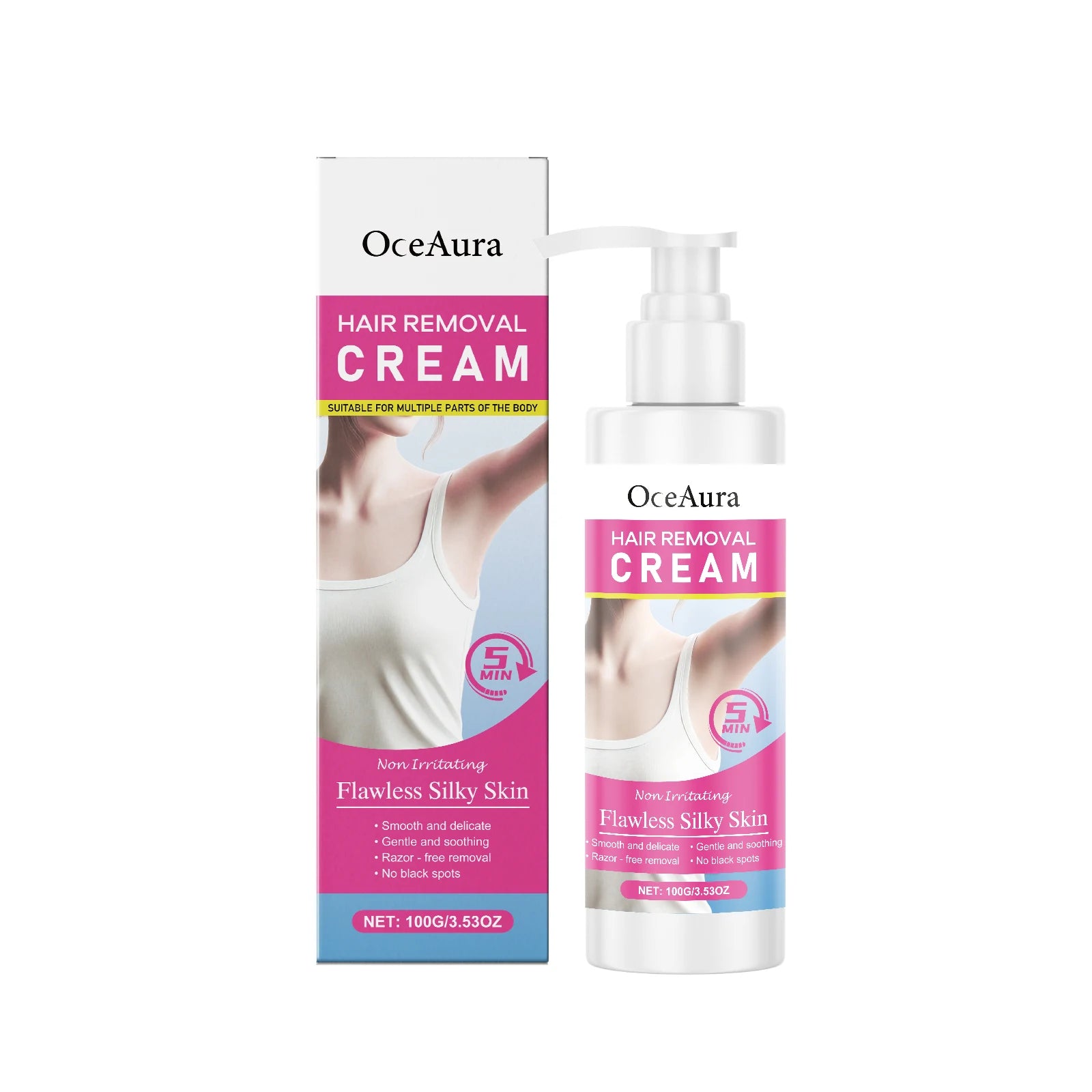 Hair Removal Cream and Depilatory Lotion for Smooth Body Skin Care Routine - 14
