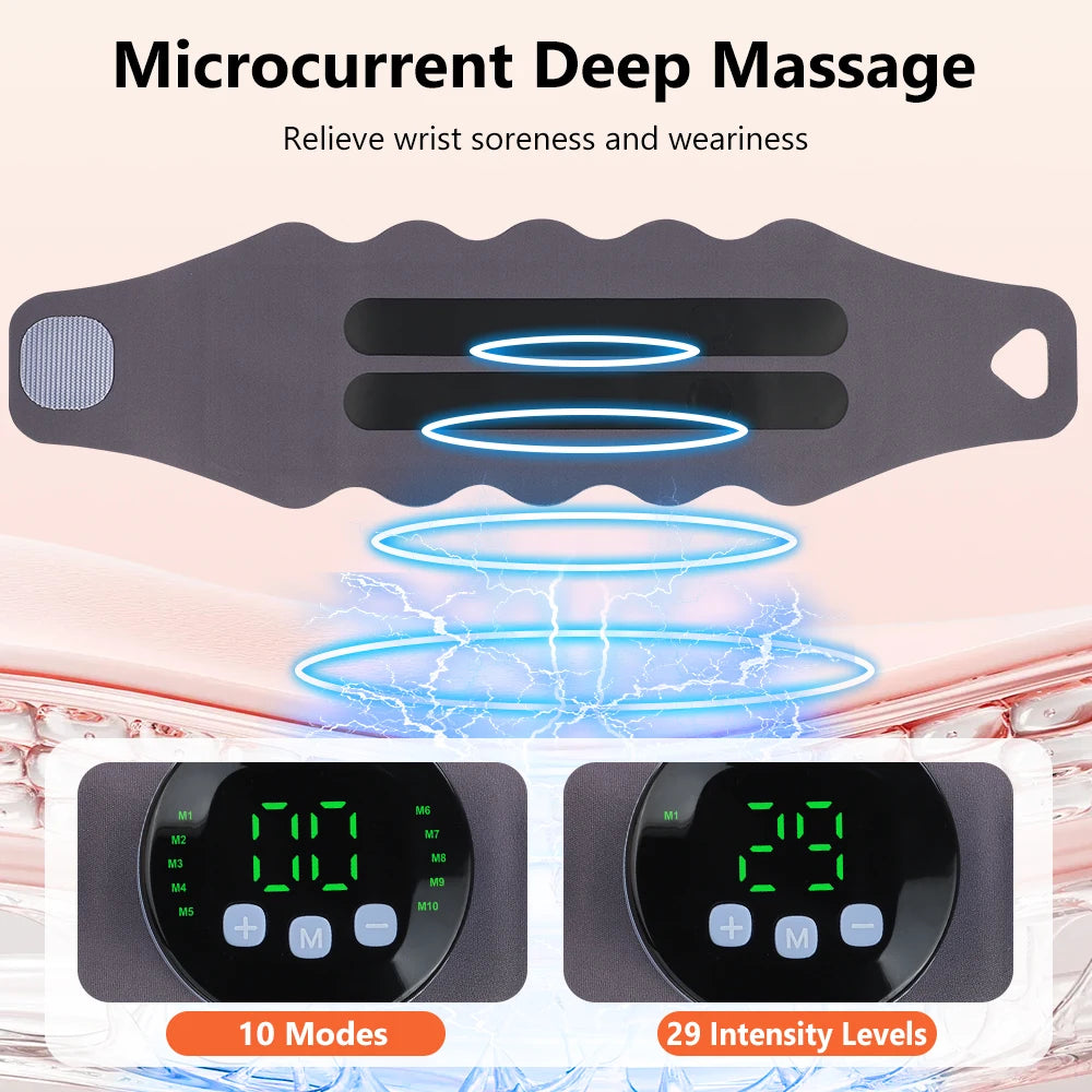 Electric Wrist Massager and EMS Support Brace for Muscle Relief and Daily Comfort