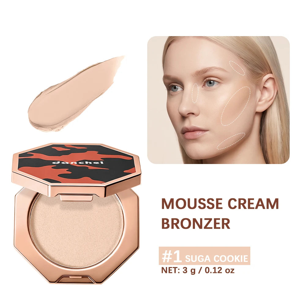 Cream Mousse Bronzer and Face Contour Makeup for Daily Sculpting and Tanning - 26