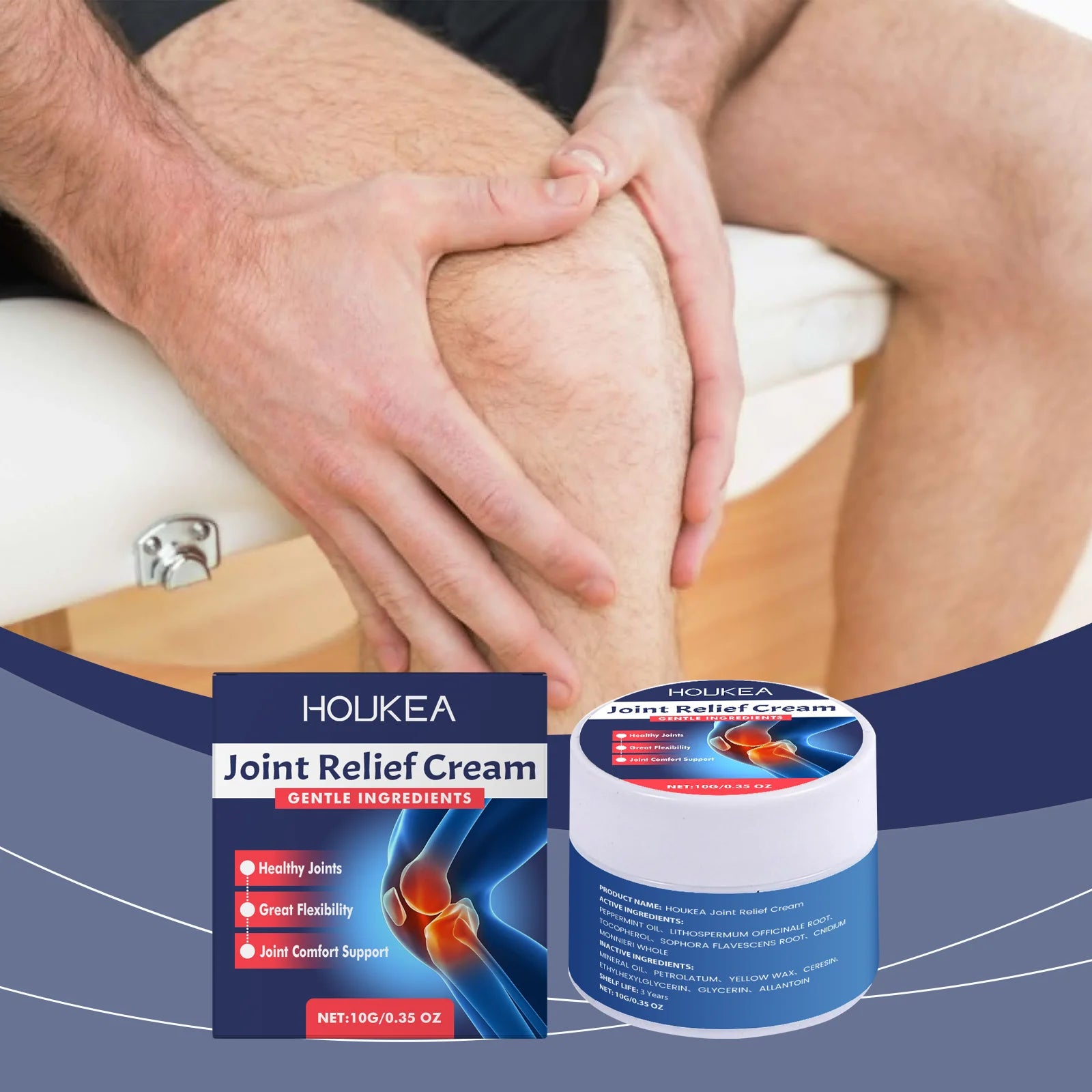 Joint Relief Massage Cream and Muscle Soothing Lotion for Daily Joint Care Support - 7
