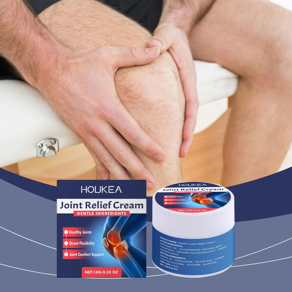 Joint Relief Massage Cream and Muscle Soothing Lotion for Daily Joint Care Support