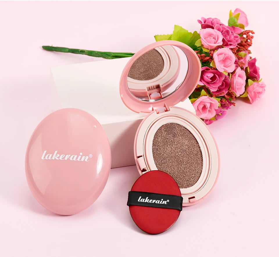 Semi Matte CC Cream Cushion and Long Lasting Foundation for Flawless Face Makeup