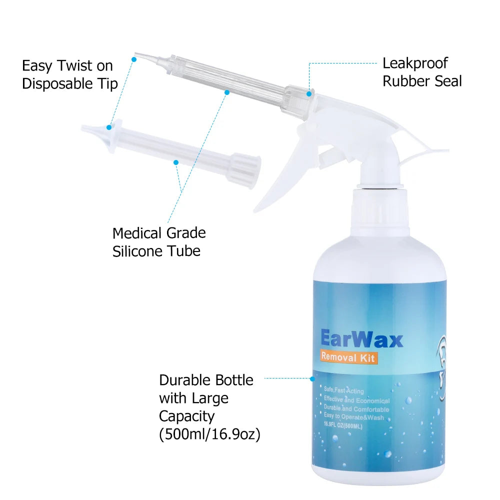 Electric Ear Wax Removal System and Ear Irrigation Cleaner for Home Ear Care Use - 18