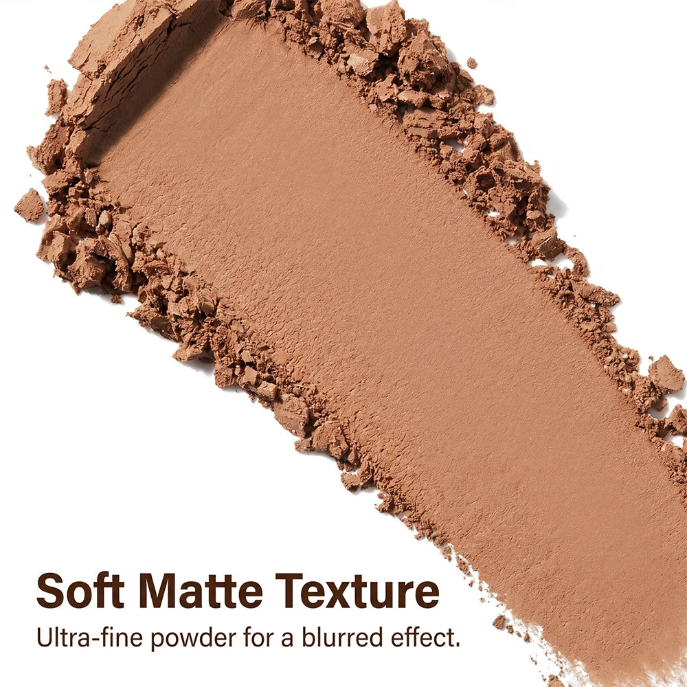 Pressed Bronzer Powder and Face Contour Makeup for Natural Matte Sun Kissed Look - 11