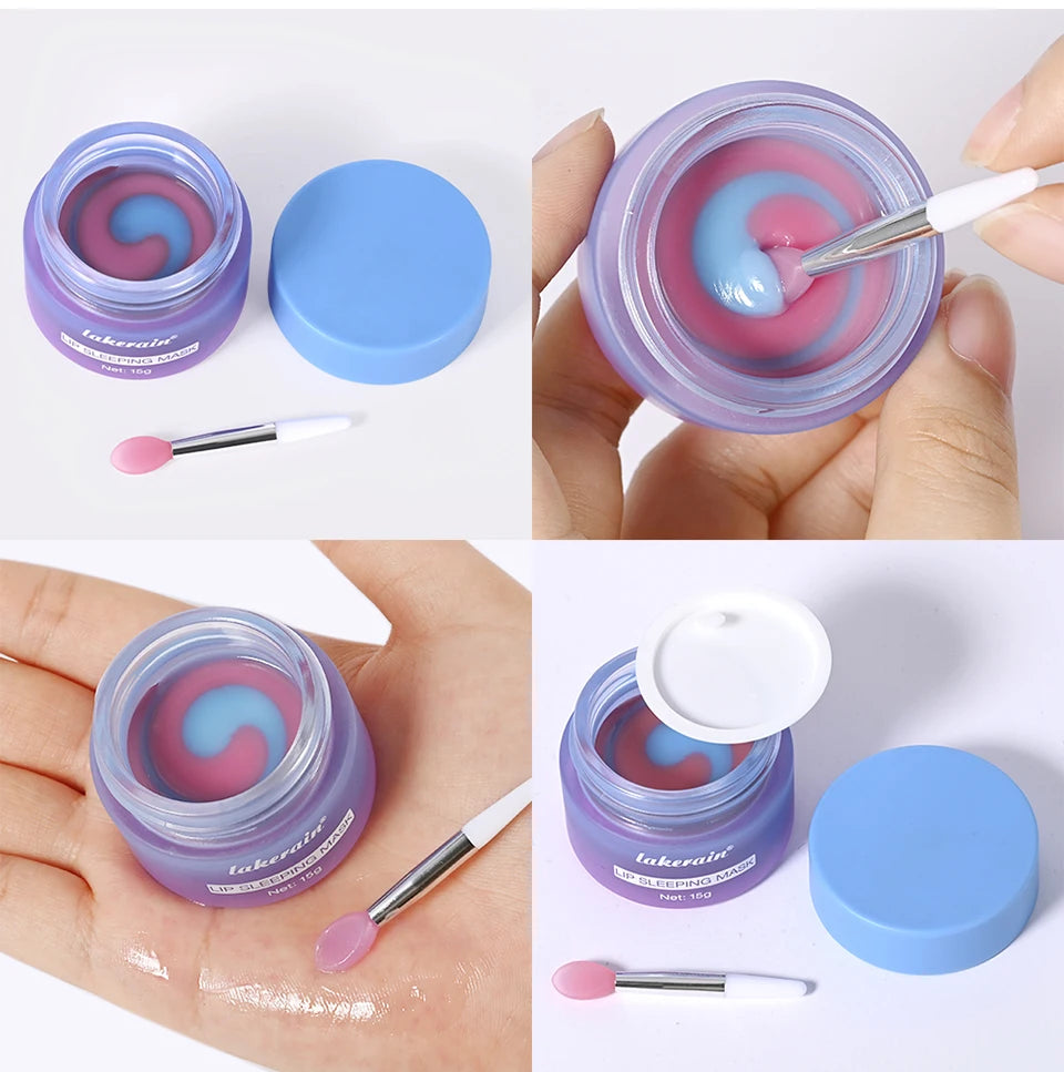 Lip Sleeping Mask and Hydrating Lip Balm for Dry Cracked Lips Overnight Repair
