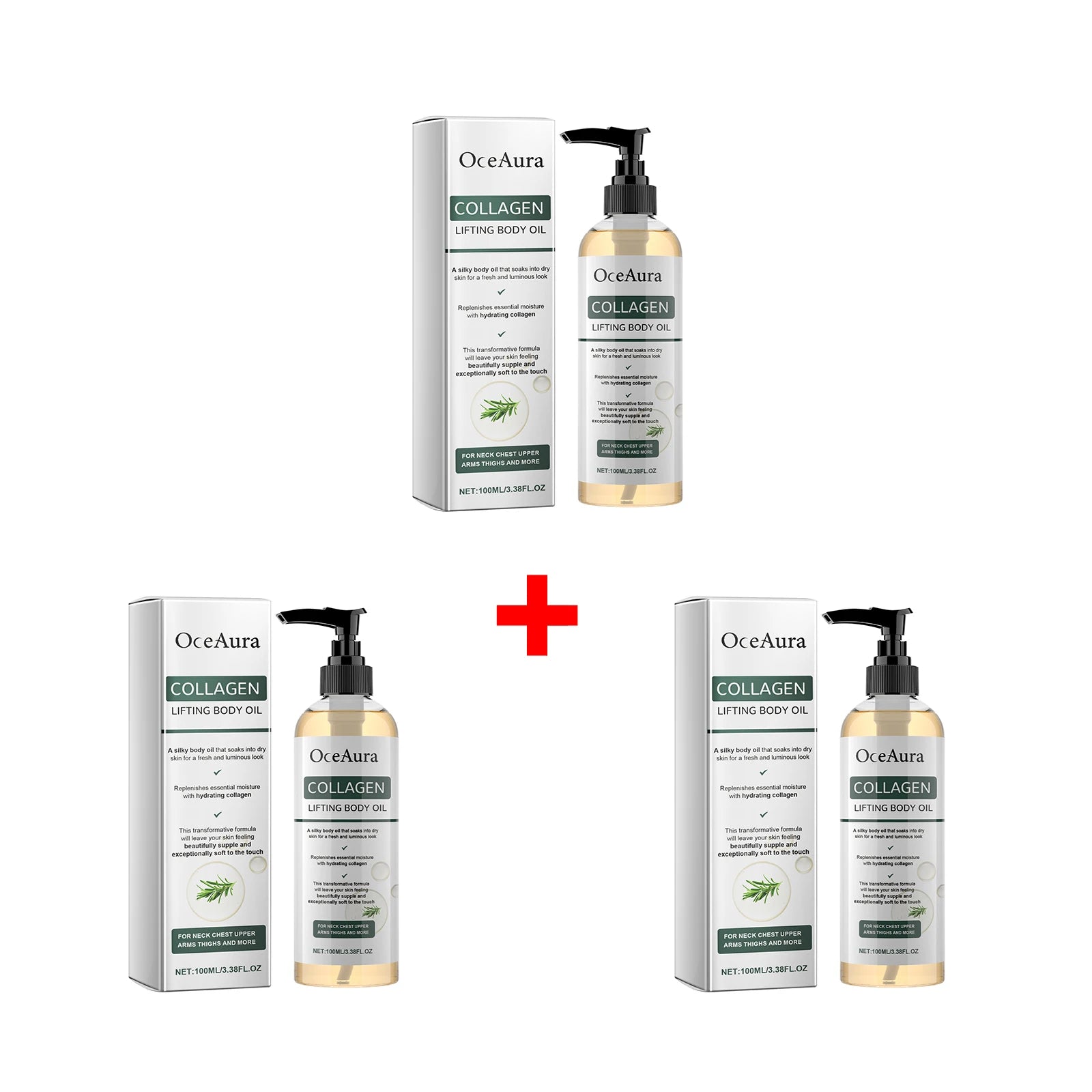 Collagen Body Firming Massage Oil and Tightening Skin Serum for Daily Body Care - 15