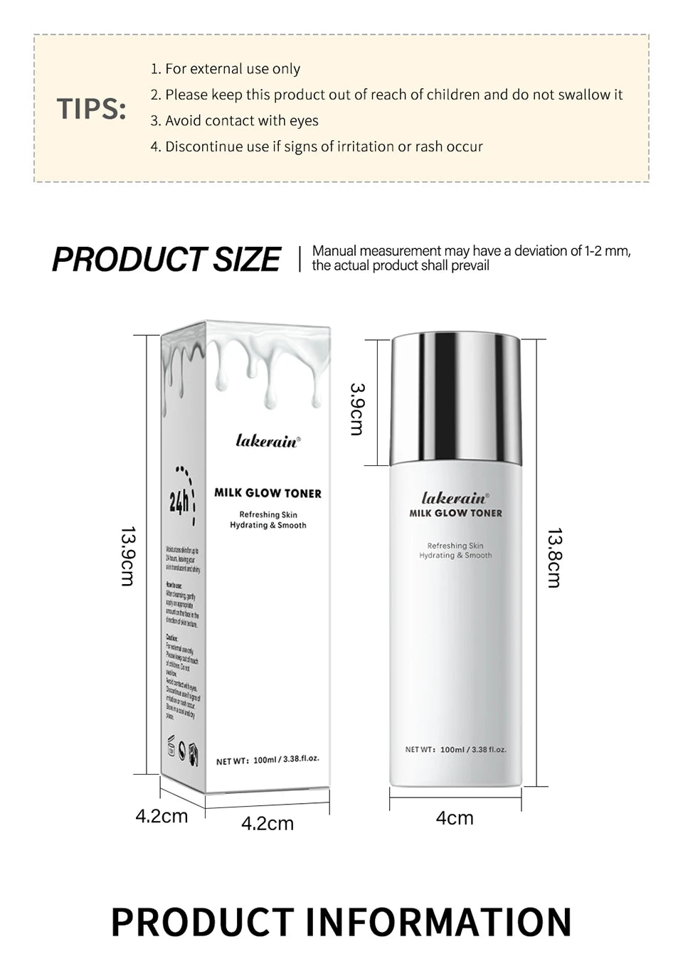 Milk Glow Toner and Hydrating Face Essence for Daily Skin Brightening Routine - 14