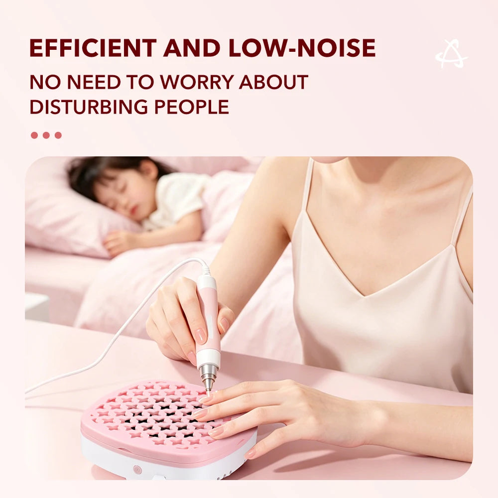 Brushless Nail Dust Collector and Manicure Vacuum Cleaner for Home Nail Salons - 13