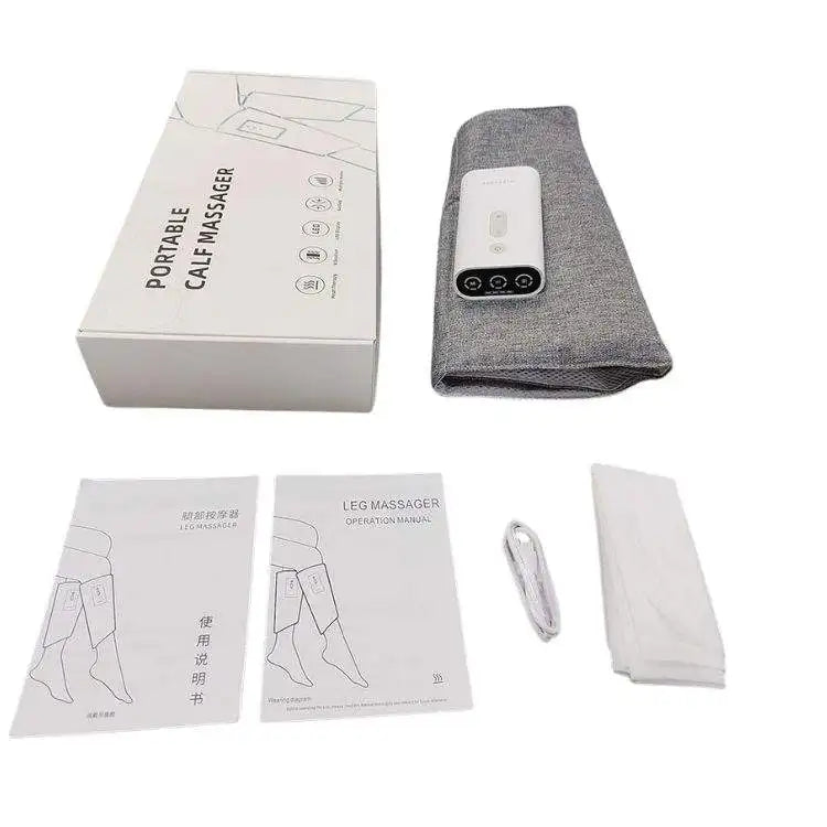 Cordless Airbag Compression Leg Massager and Calf Muscle Relief for Daily Home