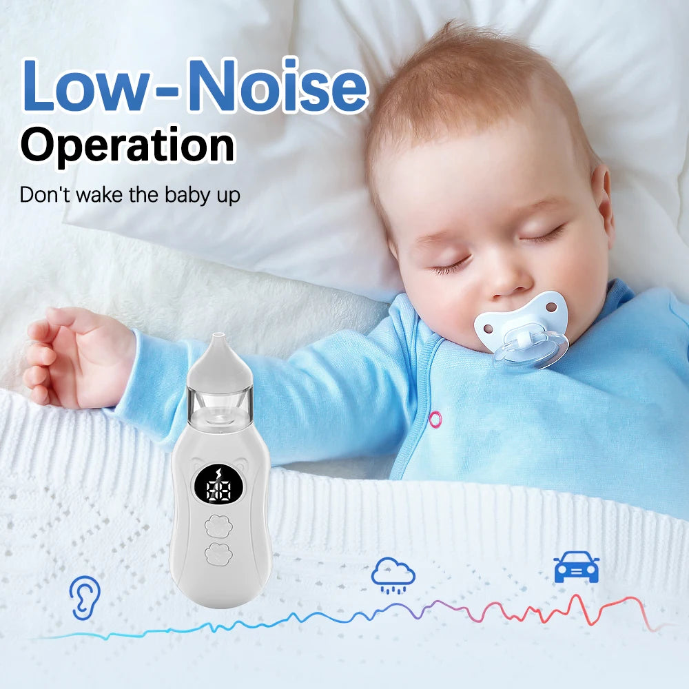 Electric Baby Nasal Aspirator and Nose Sucker for Congested Newborns - 12