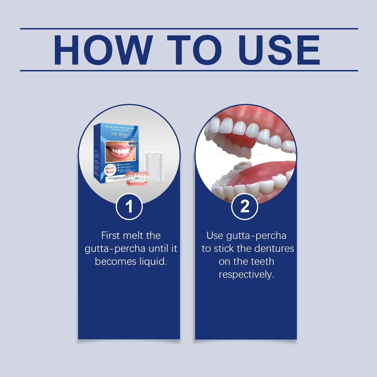 Cosmetic Dental Kit and Instant Fake Teeth for a Confident Natural Smile