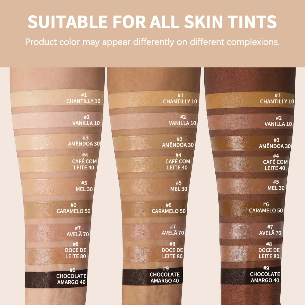 Liquid Foundation and Velvet Matte Makeup Base for Flawless Daily Face Coverage