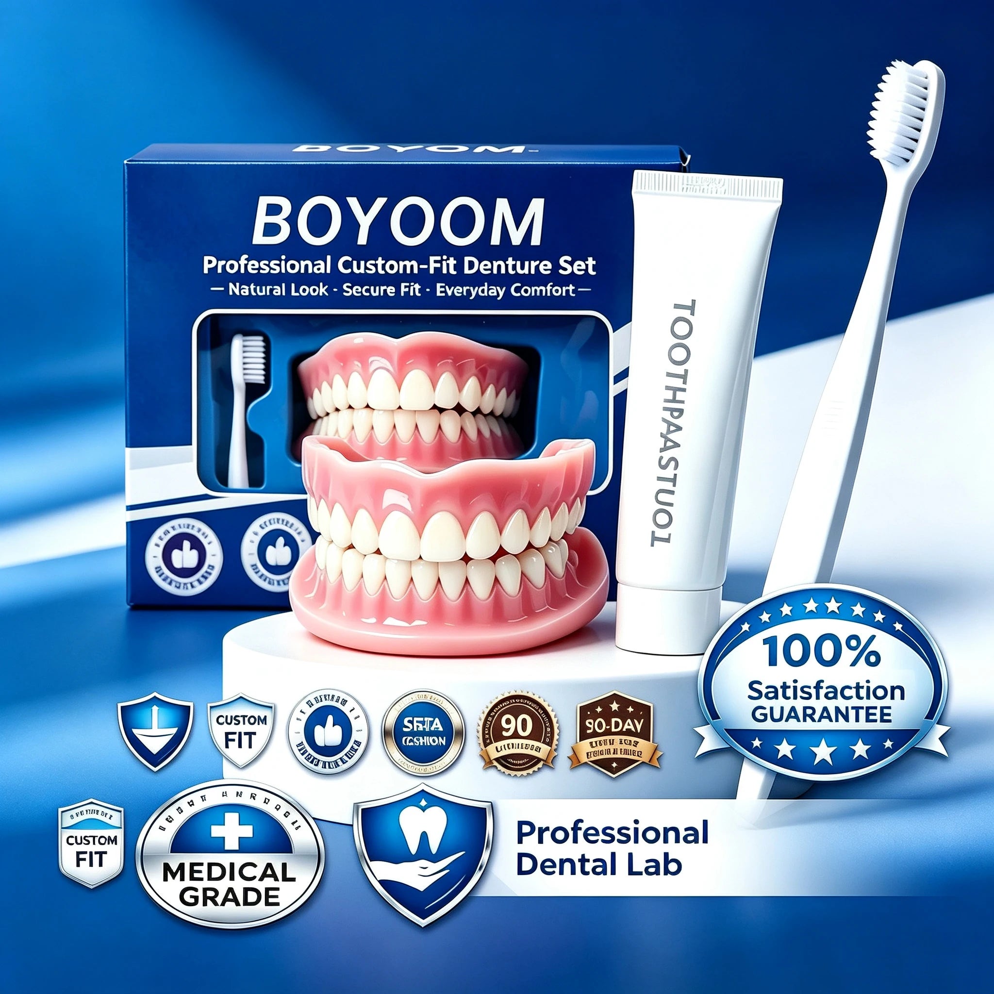 Silicone Simulation Teeth and Cosmetic Dentures for a Confident Daily Smile - 3