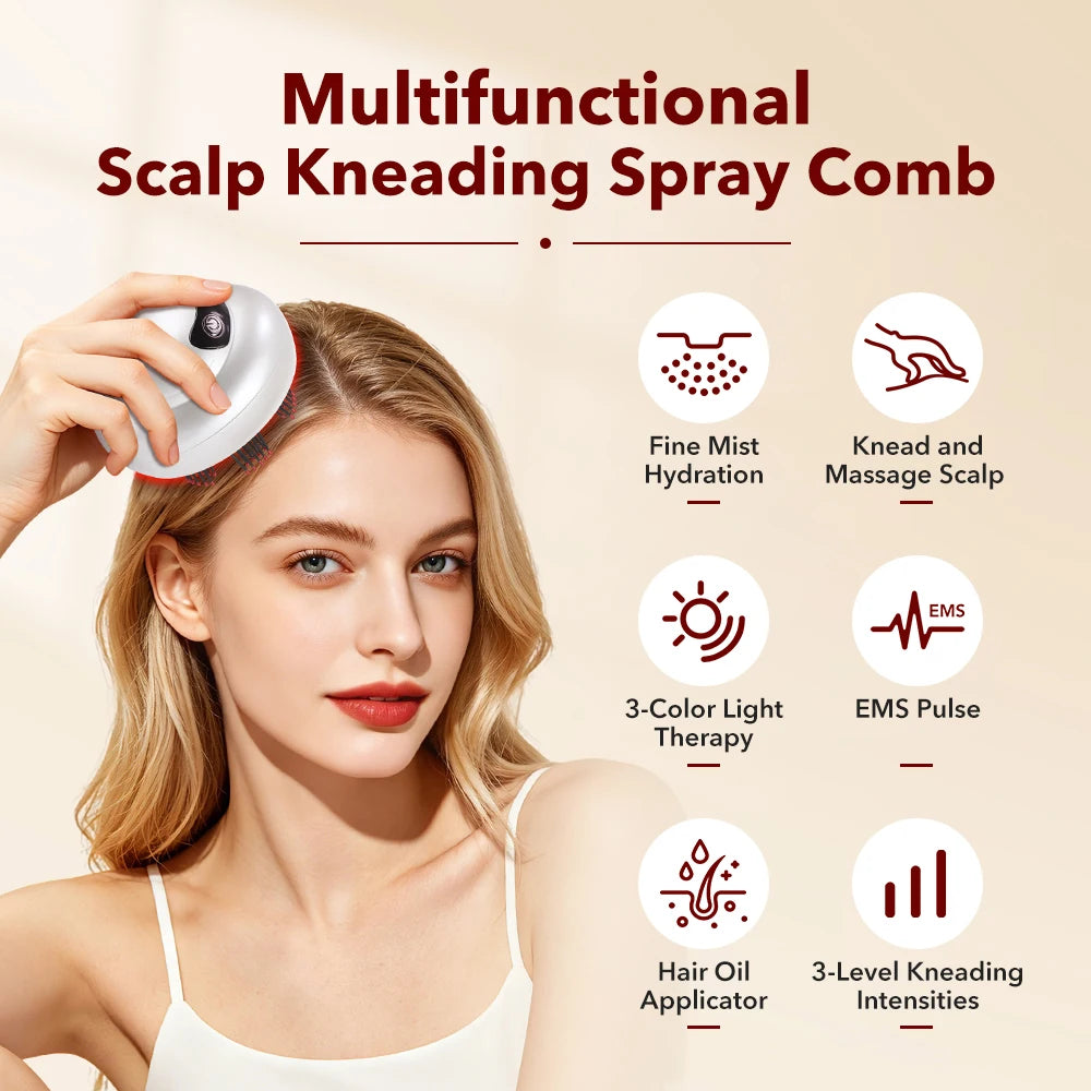 Electric Scalp Massager and Hair Oil Applicator for Daily Refreshing Scalp Care - 2