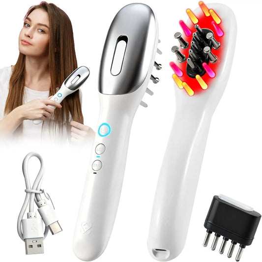 Electric Scalp Massager and Hair Oil Applicator for Daily Hair Care Routine