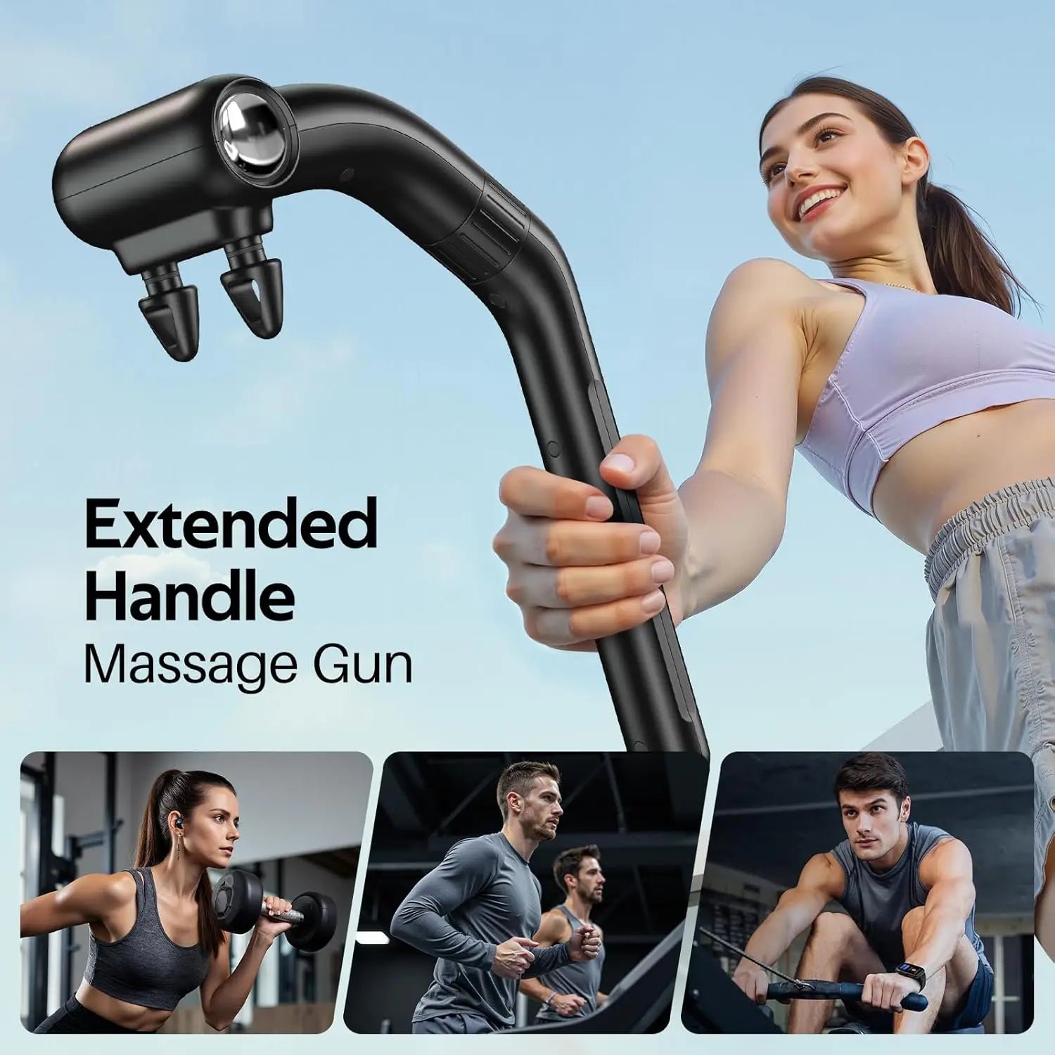 Dual Head Massage Gun and Percussion Massager for Full Body Muscle Relief at Home - 6