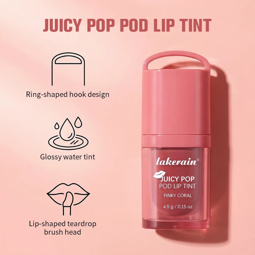 Juicy Pop Pod Lip Tint and Moisturizing Gloss for Daily Hydrating Makeup
