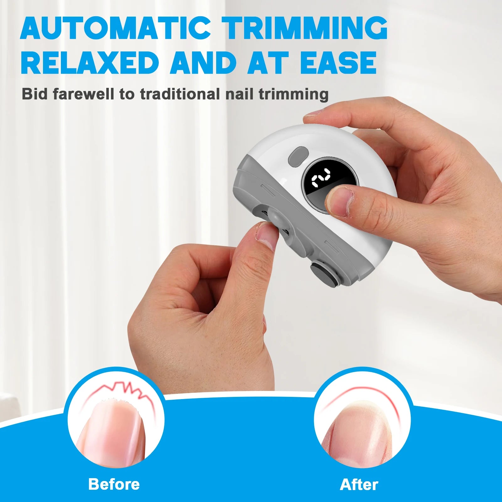 Electric Nail Clipper and Automatic Nail Trimmer for Seniors Adults and Babies - 9
