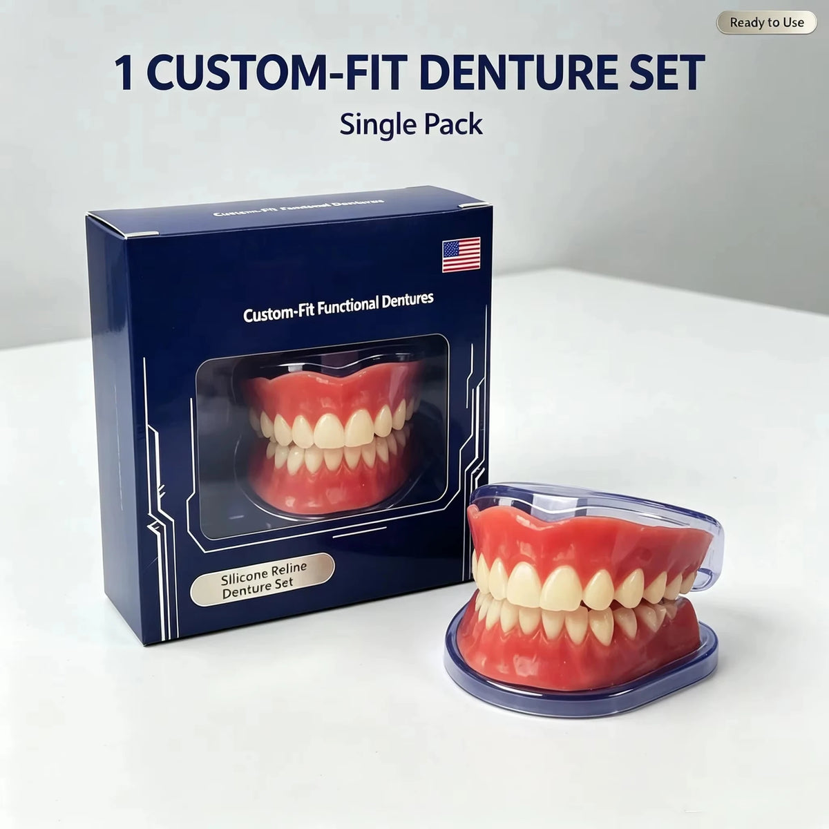 Resin Fake Teeth and Instant Smile Veneers for Daily Confidence and Social Events