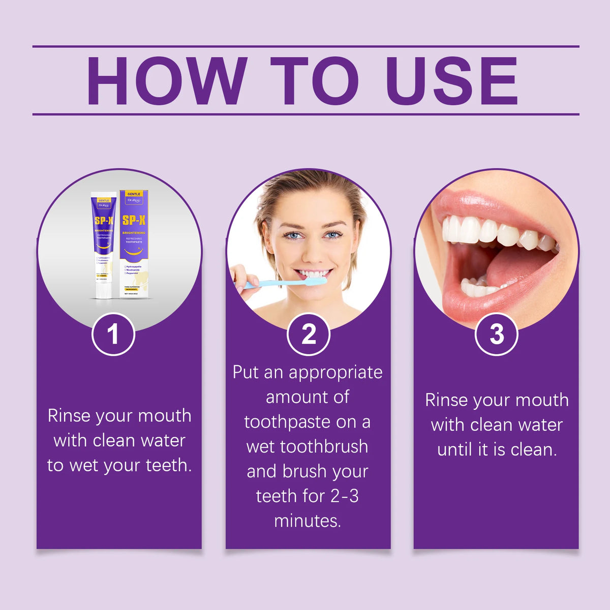 Brightening Toothpaste and Stain Remover for Daily Oral Hygiene and Whiter Smile