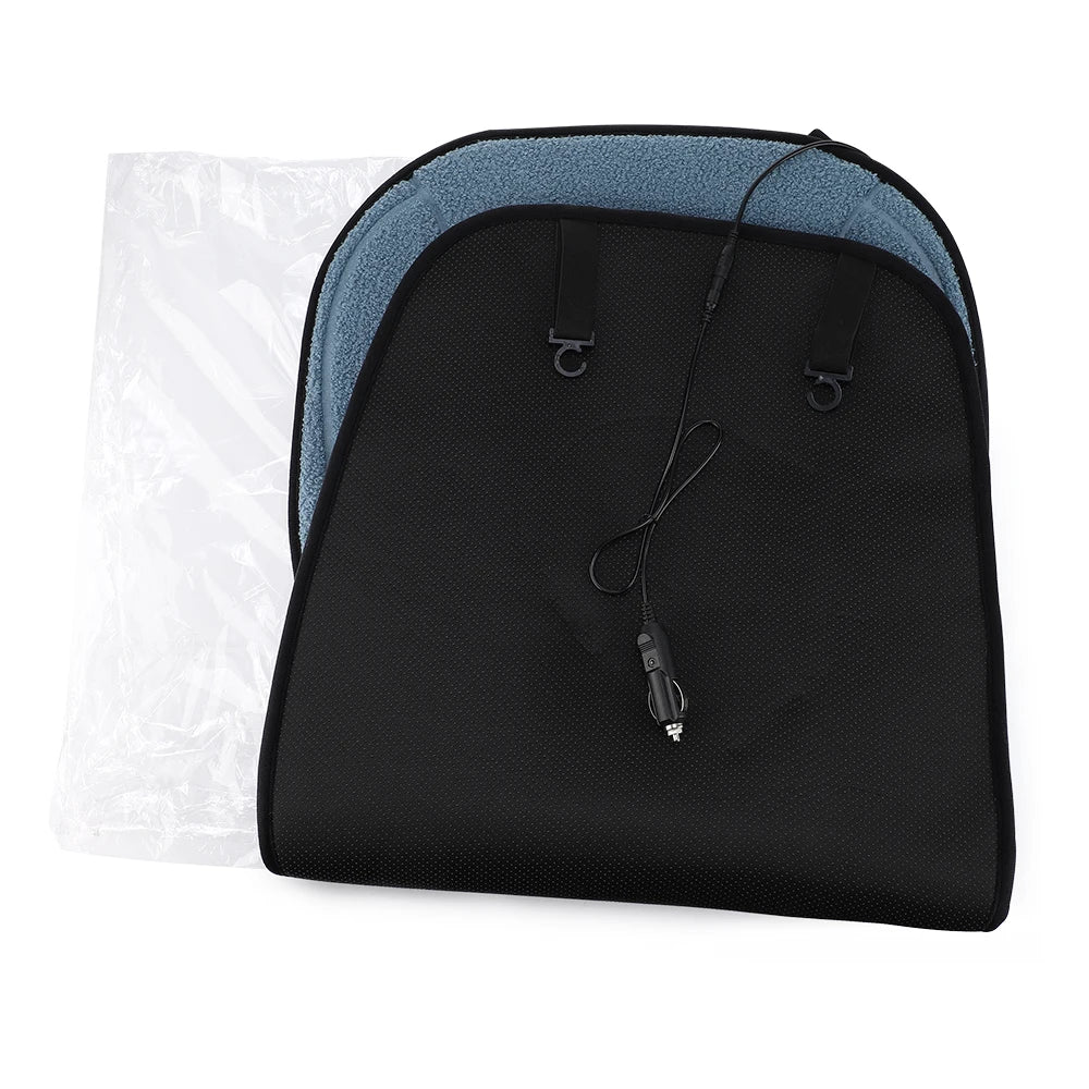 Heated Car Seat Cover and Thermal Cushion for Cold Winter Commuting Drivers - 16