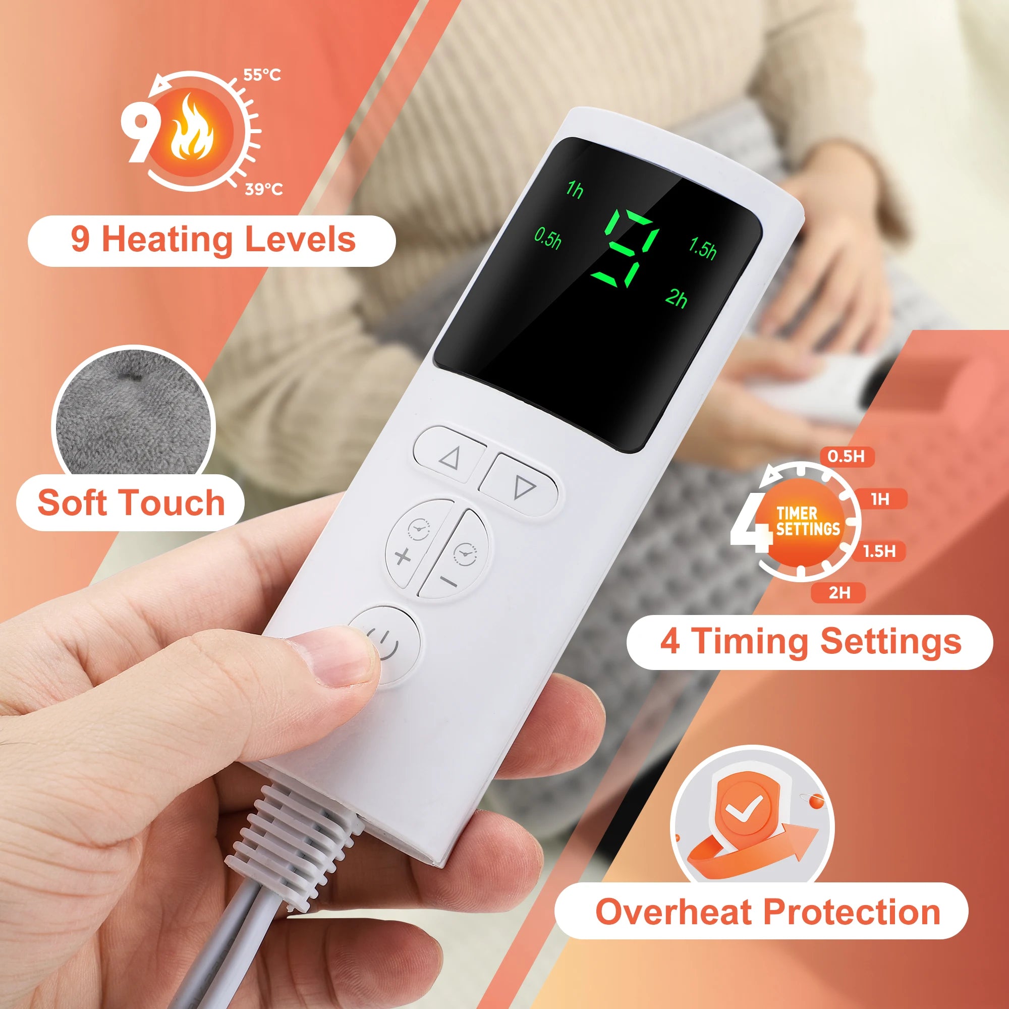 Electric Heating Waist Belt and Thermal Pad for Comfort During Cold Winters - 3