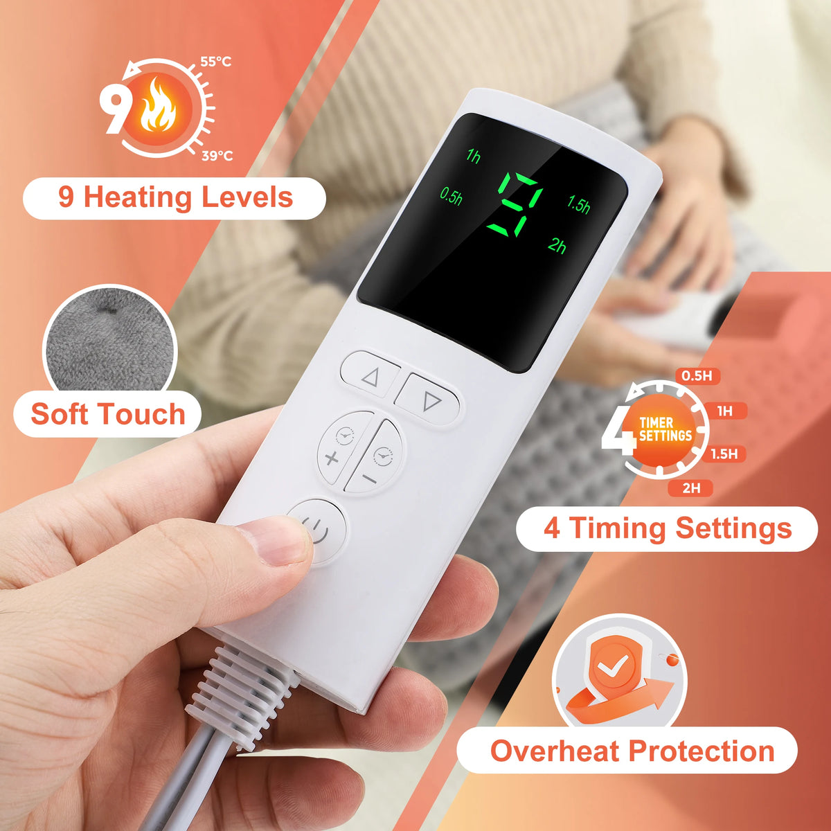 Electric Heating Waist Belt and Thermal Pad for Comfort During Cold Winters