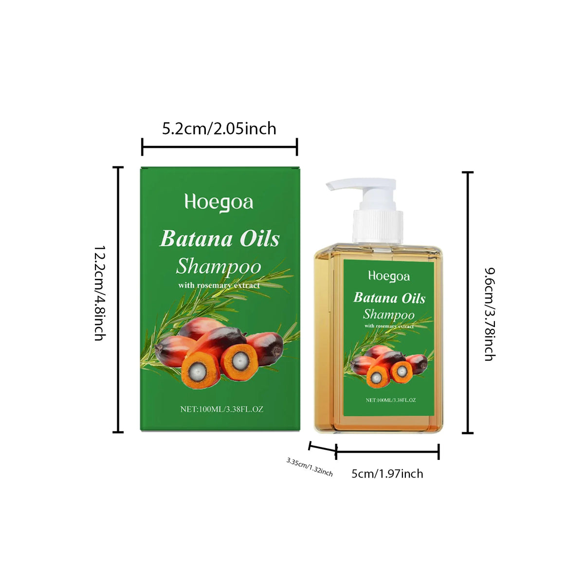 Batana Oil Shampoo and Hair Growth Cleanser for Damaged Hair and Scalp Care