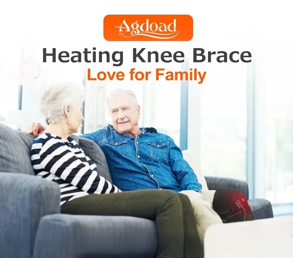 Electric Knee Heating Pad and Heated Brace Support for Joint Relief and Leg Warmth