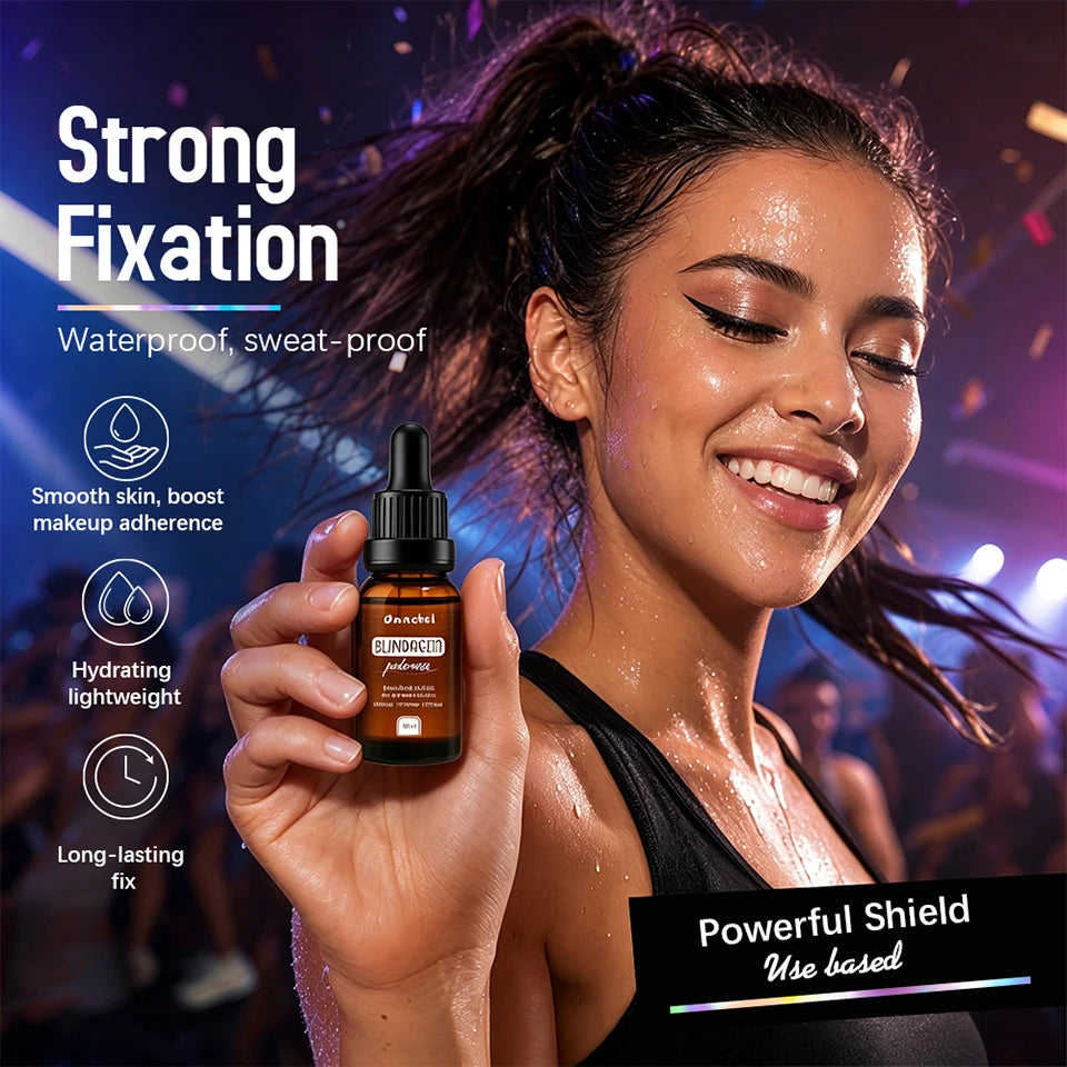 Makeup Primer and Face Fixer Serum for Long Lasting Waterproof Foundation Application