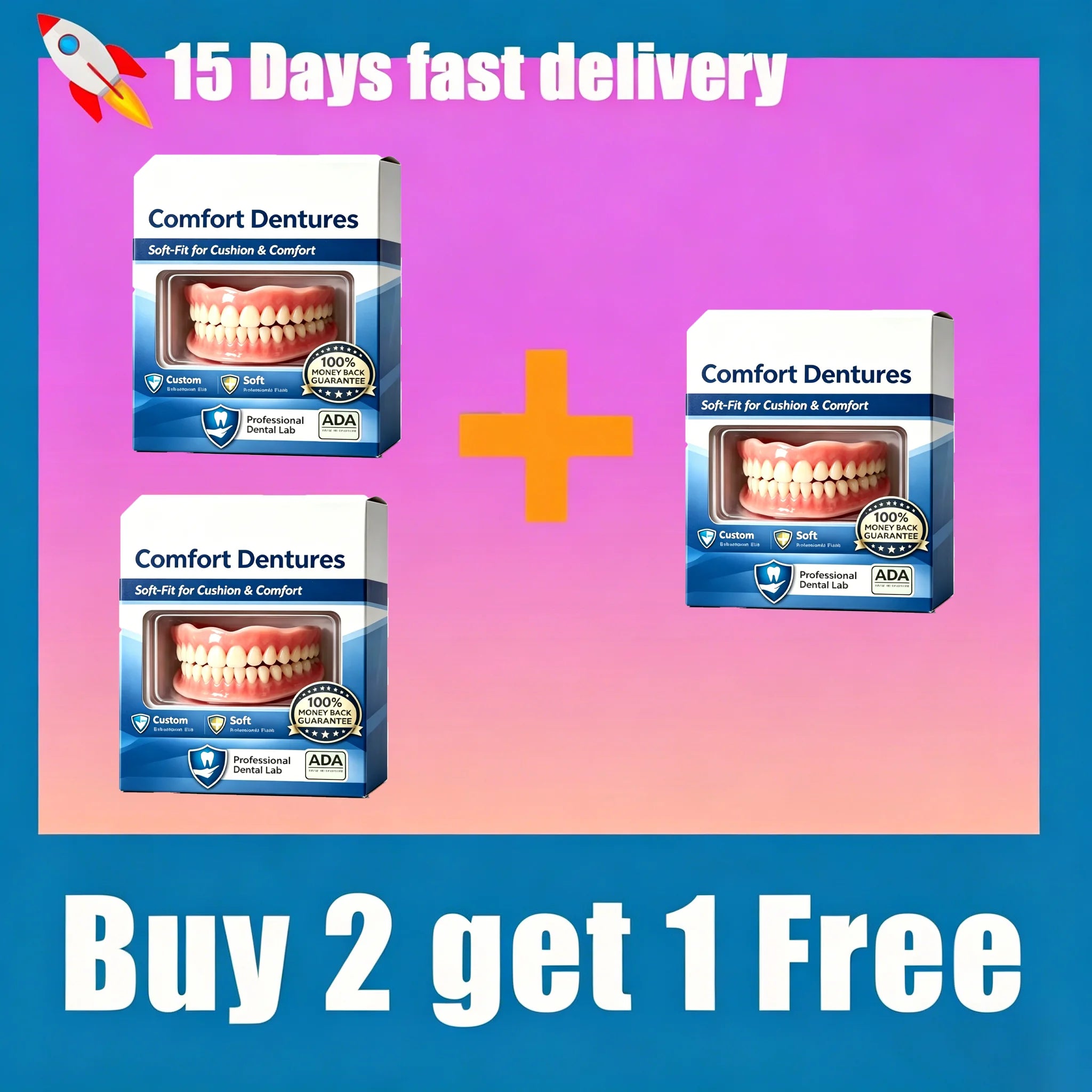 Flexible Silicone Dentures and Fake Teeth Kit for a Natural Smile and Comfort - 9