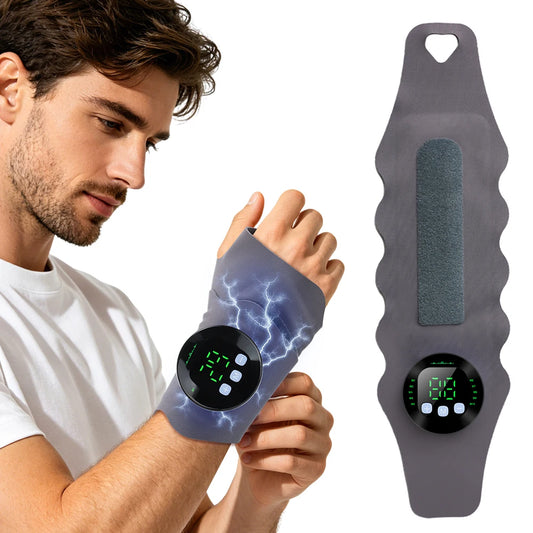Electric Wrist Massager and EMS Support Brace for Muscle Relief and Daily Comfort